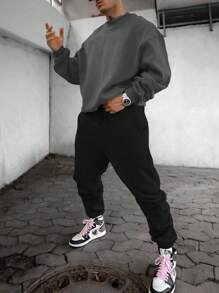 Set di pantaloni e berretto da uomo per l'autunno/ NC N