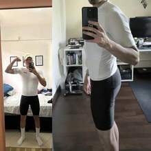 Raudax 新款极简热转印骑行服，轻便透气，高弹性，适用于公路车、山地车，白色 - 白色 - 查看 2