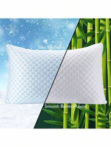 Gel Memory Foam Pillows Relieves Neck Pain Perfect For Side Spers Adjustable Height 25" X 15" Maintains Proper Posture Tle Layering Ultra Durable High Build Quality