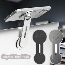 磁性笔记本电脑手机支架电脑显示器侧面手机超薄可折叠适用于 14 13 12 系列手机壳及所有手机