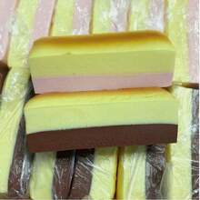 1pc Soft Mochi Squishy Toy, Dual-Layer Realistic Design, Slow Rebound, Random Stress Relief Style - Multicolor - View 6