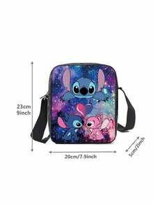 Sega Cartoon Animation Stitch Stitch Three Pieces School Bag Primary And Secondary School Students Backpack Back To School Backpack - Nhiều màu - Xem 3