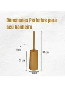 Toilet Brush With Gold ABS Holder Create Build