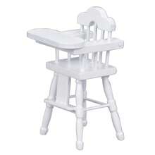 1 bộ đồ nội thất thu nhỏ nhà búp bê tỷ lệ 1:12, cũi trẻ em, ngựa bập bênh màu trắng, ghế ăn, ghế đẩu, đồ trang trí Lễ Tạ ơn - Nhiều màu - Xem 3