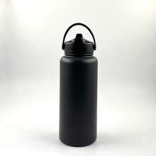 1pc 32oz Stainless Steel Double Wall Insulated Sports Water Bottle With Handle, Leak-Proof Travel Tumbler To Keep Drinks Hot/Cold, Suitable For Outdoor Sports, Camping, Gym, Holiday Gifts, Summer - Multicolor - View 13