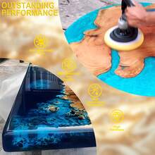 2-Gallon Crystal Clear Epoxy Resin Kit (With Pump System) • Complete 4-Piece Set: Resin + Hardener + Tools • Effortless 1:1 Mix Ratio • IDEAL FOR:  Tabletops & Bar Tops  Art Resin Projects  Preserved Flower Decor  Wedding Centerpieces  Back-To-School Crafts Your All-In-One Creative Solution! - White - View 7