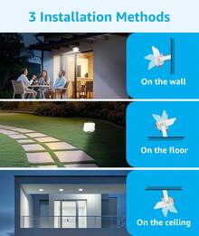 Aigostar Foco LED Exterior 20w, 1650LM Foco Proyector LED, IP65 Impermeable Luz de , Luz blanca 6500K Luces led exterior, Para Jardín, Patio, Garaje, Paquete de 2 - 20w-6500k - Ver 7