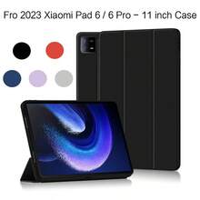 Case Smart Cover For Mi Pad 6 Pro 11 Inch Tablet 2023 Auto Sleep/Wake Mipad6 Thin And Light, Three Fold Off Case - Tri-fold Tablet Case - View 3