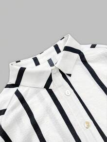 Áo khoác cardigan dáng rộng cỡ lớn, kiểu dáng thanh lịch, thoải mái, phù hợp cho công sở, phong cách mới mùa xuân. - Đen và trắng - Xem 5