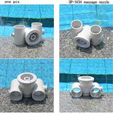 Accesorios de chorro hidráulico giratorio para bañera de masaje, adecuados para piscinas, piscinas de masaje, piscinas de spa y otras piscinas civiles. - Blanco - Ver 4