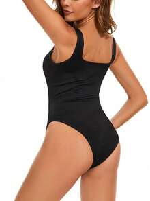 Body Modelador Feminino Camiseta Regata Collant Cavado Suplex Sexy,Macacão Body Feminino Decote Quadrado Alça Grossa