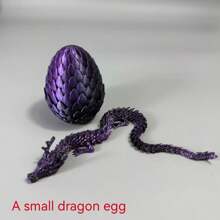 1pc 3D Printed Giant Scaled Dragon Egg + 23.62 Inch Large Decorative Item, Home Gift, Party Gift, Halloween & Christmas Gift, Fashionable Scaled Dragon Decor