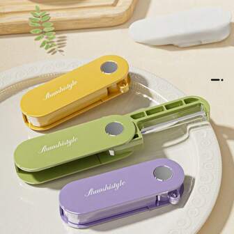 1pc Portable Fruit Peeling Knife, Multi-Function Mini Folding Vegetable Peeler For Travel, Camping, Home Use