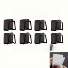 1/2/4 件别致不锈钢海绵架 - 易粘贴，无需钻孔，厨房和浴室海绵收纳架 - 耐用且防锈