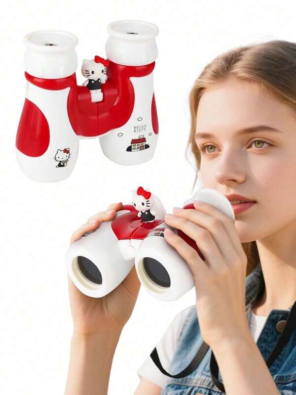 Sanrio Sanrio Hello Kitty Kuromi My Melody Cartoon Characters Teenager Optical Telescope Hiking Camping Toys High Magnification Binoculars