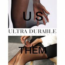 Unbelievable Durability Tights Rip Resistant Pantyhose Control Top 40D Semi Sheer Tights For Women Medias Mujer