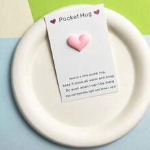 1/6 قطعة، بطاقة تهنئة بقلب ماكرون على شكل قلب، هدية من الراتنج، أعطها لأفضل الأصدقاء - تذكار جميل للأصدقاء الإناث. هدية لفتة حلوة، عناق بطاقة الحب، هدايا عيد الحب الرائعة. تذكاراً للصداقة الأنيقة، مفاجأة سنتيم، يجب أن يكون لديك لأفضل التجمعات الرومانية أو التجمعات