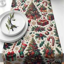 Made In Turkey - Elegant Table Runner 40x140 Cm – Modern Dining Table Decoration - Multicolor - View 2