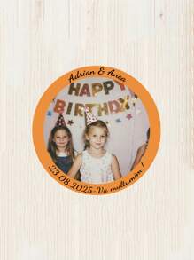 1.57/1.97/2.36/2.76-Inch Custom Stickers And Logos, Customizable Photos And Text, Birthday Stickers, Design Your Own Stickers, Personalized Stickers, Suitable For Various Occasions, Photos, Images, Labels, Custom Logo Stickers, Valentine's Day Stickers, Birthday Party Invitations, Gratitude Party Supplies,Graphic Print