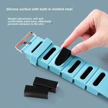 加重硅胶腕带和脚踝带，阻力训练重力腕带脚踝带，适用于跑步、健身、瑜伽、舞蹈，类似于沙袋