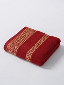 1pc Luxury Classic Jacquard Gold Thread Embroidered Soft, Absorbent, Non-Shedding, Lightweight Bath Towel, Suitable For Couples, Home, Bathroom, Pool, Hotel, Adult High-End Absorbent Quick-Dry Hair/Face Towel, Or 70*140cm Wrap Towel Shower Towels For Beaty Salon, Hotel Sports,Home Essentials, Towel, Skin Care