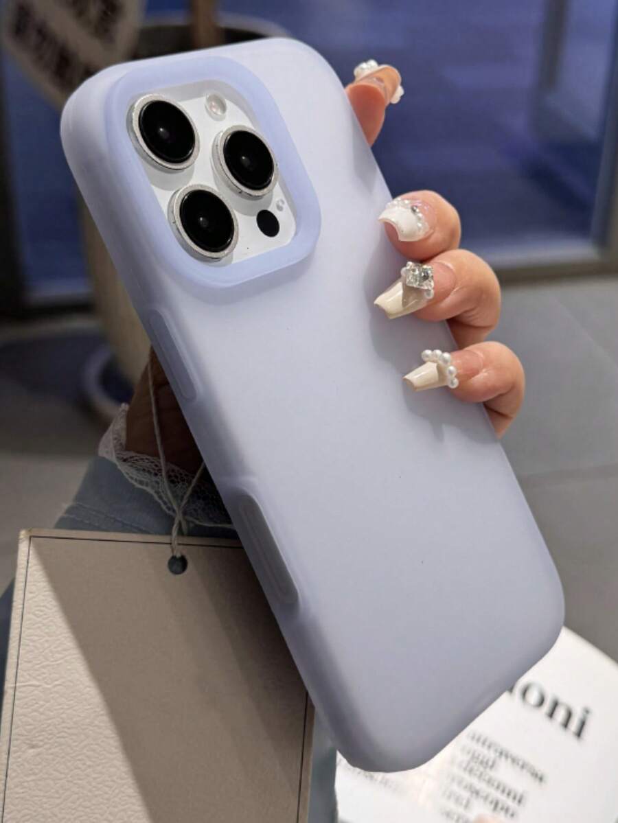 奢华哑光果冻液态硅胶手机壳适用于 16 15 14 13 12 Pro Max 保护套软保险杠保护套