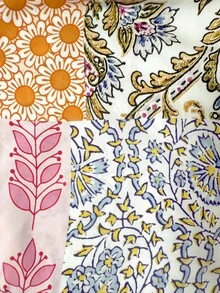 فستان طويل بقصة A مع لمسات متعددة الألوان، ياقة على شكل V وأكمام بيشوب مع تفاصيل ربطة أمامية، قماش منسوج غير مطاطي مع تجاعيد عند الذيل