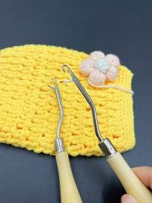 DIY 钩针，用于制作地毯、针织用品、修补毛衣破洞和隐藏松散的线头、钩针工具