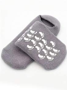 黑色保湿手套和袜子，凝胶水疗保湿疗法袜子和手套，软化修复干裂，手足皮肤护理，有效修复干燥和皲裂的手足皮肤护理（4 件）