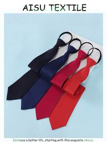 1pc Unisex Solid Color Bow Tie, Suit Necktie, Uniform Tie, Campus/Formal Wear Accessory, Back To School Season - Multicolor - View 9