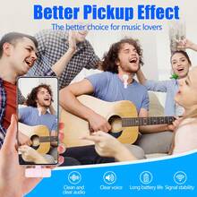 无线领夹式麦克风兼容 Iphone TypeC iPad 领夹式麦克风即插即用 2.4G 超低延迟内置降噪芯片工作时间用于视频录制采访播客 Vlog（粉色），领夹式麦克风兼容，播客麦克风>粉色，迷你粉色麦克风 - 粉色 - 查看 10