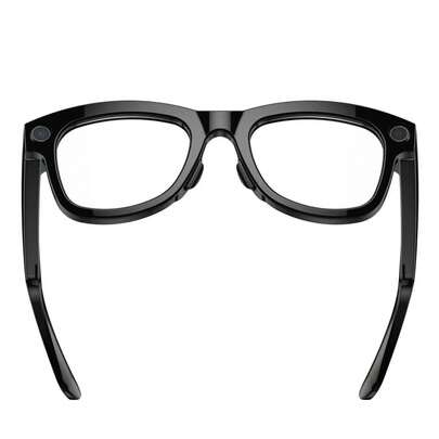  REEDTOCK AI 智能眼镜，配备 8MP 摄像头、高清 1080P 视频录制、实时翻译、开放式耳机音频、降噪、无线通话、Wifi、磁性充电 - 适用于手机、骑自行车、驾驶、旅行、办公室翻译 - 节日最佳礼物、手机智能眼镜、旅行翻译（透明镜片）