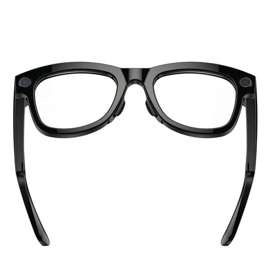 REEDTOCK AI Smart Glasses With 8MP Camera, HD 1080P Video Recording, Real-Time Translation, Open Ear Audio ,Noise Reduction, Wireless Call, Wifi, Magnetic Charging -For Mobile Phones, Cycling, Driving, Travel, Office Translation - Best Gift For Festivals, Smart Glasses For Phone, Travel Translation(Transparent Lenses)