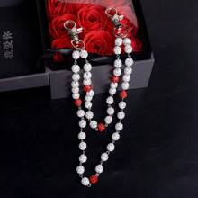 1pc Fashion Street Hip Hop Pants Chain, Handmade With Rhinestone Crystal Ball Waist Chain, Suitable For Men And Women Daily Wear Halloween Accessories Punk