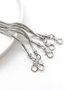 5 件金属半成品链条 19 厘米 适用于 DIY 手链首饰串珠手工配件