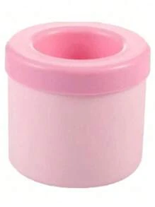 1 formă cilindrică din silicon pentru cuburi de gheață, cutie de gheață mini, 2,55 * 2,16 inci, cupă din silicon pentru cuburi de gheață, ovală, albastru/roz, ușor de demolat, Crăciun, Ziua Recunoștinței.