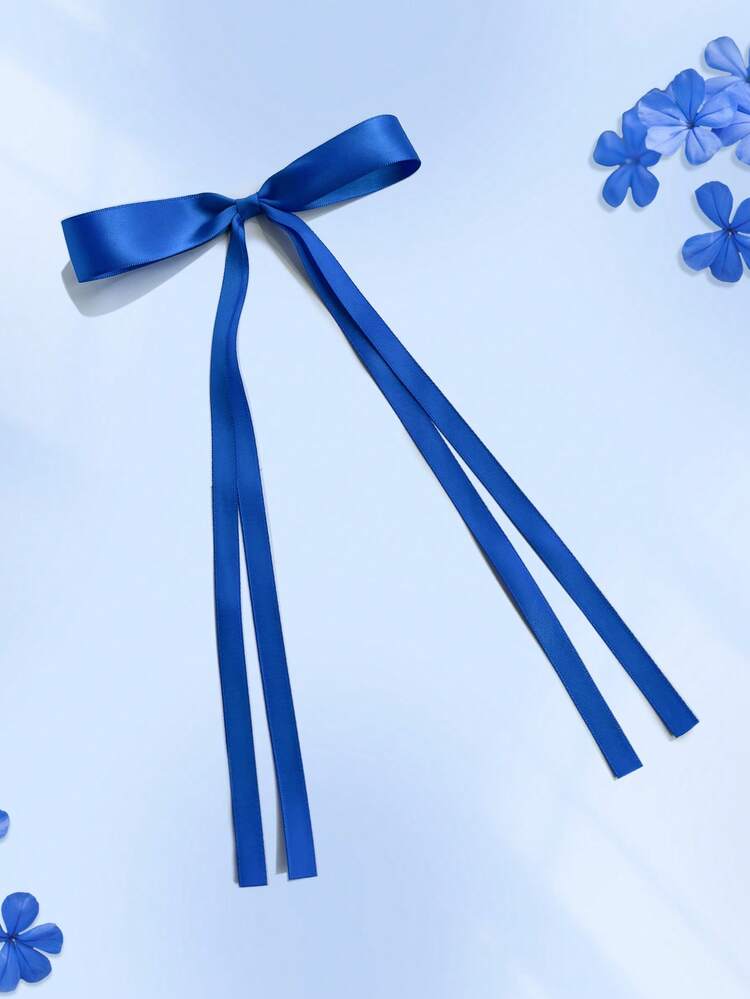 1个6英寸时尚发夹，适合女孩佩戴，蝴蝶结流苏丝带发饰，适合节日、派对和学校场合。 - A - 查看 7