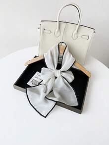 1 优雅女士多色 Finale 轻质云纱毛巾小长围巾，轻质涤纶女士颈饰，面料柔软，情人节礼物多用途头巾、披肩头巾、沙滩巾、发饰头巾、发带、头饰，非常适合装扮您！ - 多色壓軸 - 查看 12