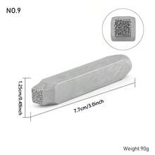 Steel Stamp Punch Set - Jewelry Metal Stamping Tools - Jewelry Engraving Tools - Jewelry Chasing Set Professional Craft Mold - Steel Texture - Suitable For Stamping On Wood, Leather, Jewelry And Other Materials - Handicraft Art Punch Set