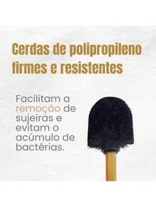 Toilet Brush With Gold ABS Holder Create Build