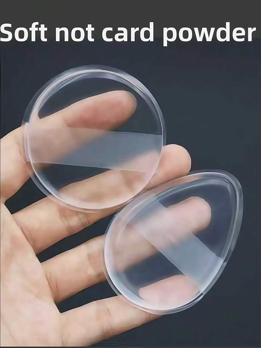 1个/2个/3个装硅胶美妆蛋，不吸粉，水晶BB气垫，透明啫喱粉底，不吸粉，美妆蛋收纳袋，超级柔软！Hidden Treasure透明硅胶美妆蛋，干湿两用，顺滑不吸粉，化妆工具，BB气垫，啫喱美妆蛋，化妆品，便宜，房间装饰，梳妆台，旅行，卧室，化妆配件，粉扑，美妆蛋，粉扑，美妆海绵，便宜，圣诞礼物，化妆品，化妆工具，便宜货，礼物，女士礼物，圣诞礼物