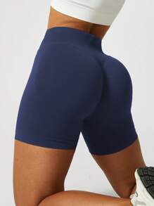 Shorts de gimnasio para mujer con alto soporte, shorts deportivos de ciclista para fitness, mallas sin costuras para entrenamiento, yoga y correr con efecto de levantamiento de glúteos