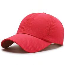 Quick Drying Hat. Outdoor Breathable Sun Protection And Shading. Baseball Cap. Simplicity. Mesh Baseball Cap - A - View 6