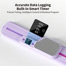 2-In-1 Multifunctional Folding Pilates Set, Fitness Exercise Equipment, Sports Tool. Foldable Design Suitable For Small Spaces. Professional Abdominal And Core Strength Training Tool. The Perfect Gift For Mothers, Friends, Or Fitness Enthusiasts. - Purple - View 10