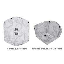 Vajilla Plegable Ligera para Exteriores, Tazón Portátil, Platos, Filtro de Café, Embudo, Taza, Vajilla Resistente al Calor, Fácil de Limpiar - Copa de agua blanca - Ver 10