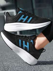 Herren Neue Mode Sneaker, atmungsaktives Obermaterial-Design, dicke & strapazierfähige Laufsohle, geeignet für Outdoor, Campus, Laufen & vielseitig einsetzbar