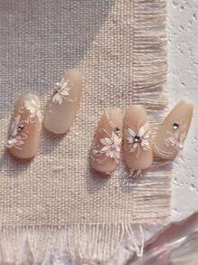 Exquisite 3D Butterfly Wing Nail Art Stickers - Self-Adhesive, Scent-Free Decorations For Hands & Feet With Elegant Designs And Easy Application