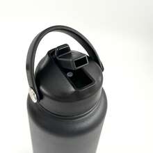 1pc 32oz Stainless Steel Double Wall Insulated Sports Water Bottle With Handle, Leak-Proof Travel Tumbler To Keep Drinks Hot/Cold, Suitable For Outdoor Sports, Camping, Gym, Holiday Gifts, Summer - Multicolor - View 5