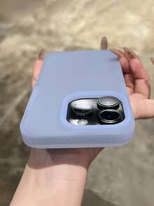 奢华哑光果冻液态硅胶手机壳适用于 16 15 14 13 12 Pro Max 保护套软保险杠保护套