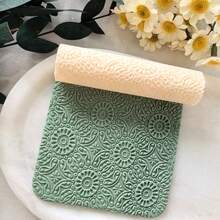 Soft Clay Mold Texture Roller - High Precision Design, Creates Uniform Texture Effect, Ideal For DIY Crafts, Art Design And Jewelry Making, Craft Tool | Art Crafts | Smooth Texture - Texture Roller - View 9